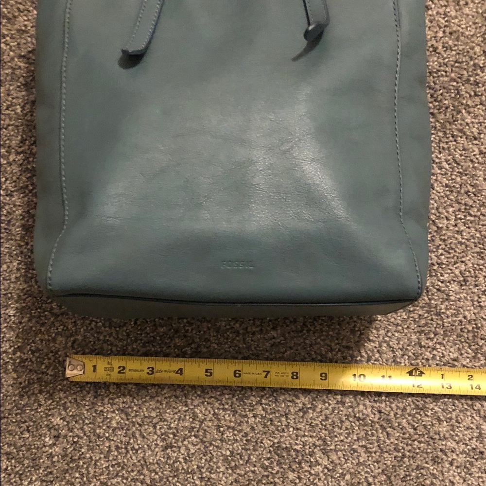 Fossil Women's Teal Leather Backpack